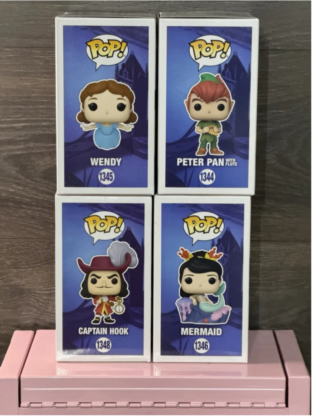 Funko Pop! Disney Peter Pan 70th Anniversary Complete Set (5 Figures) #1344–1348